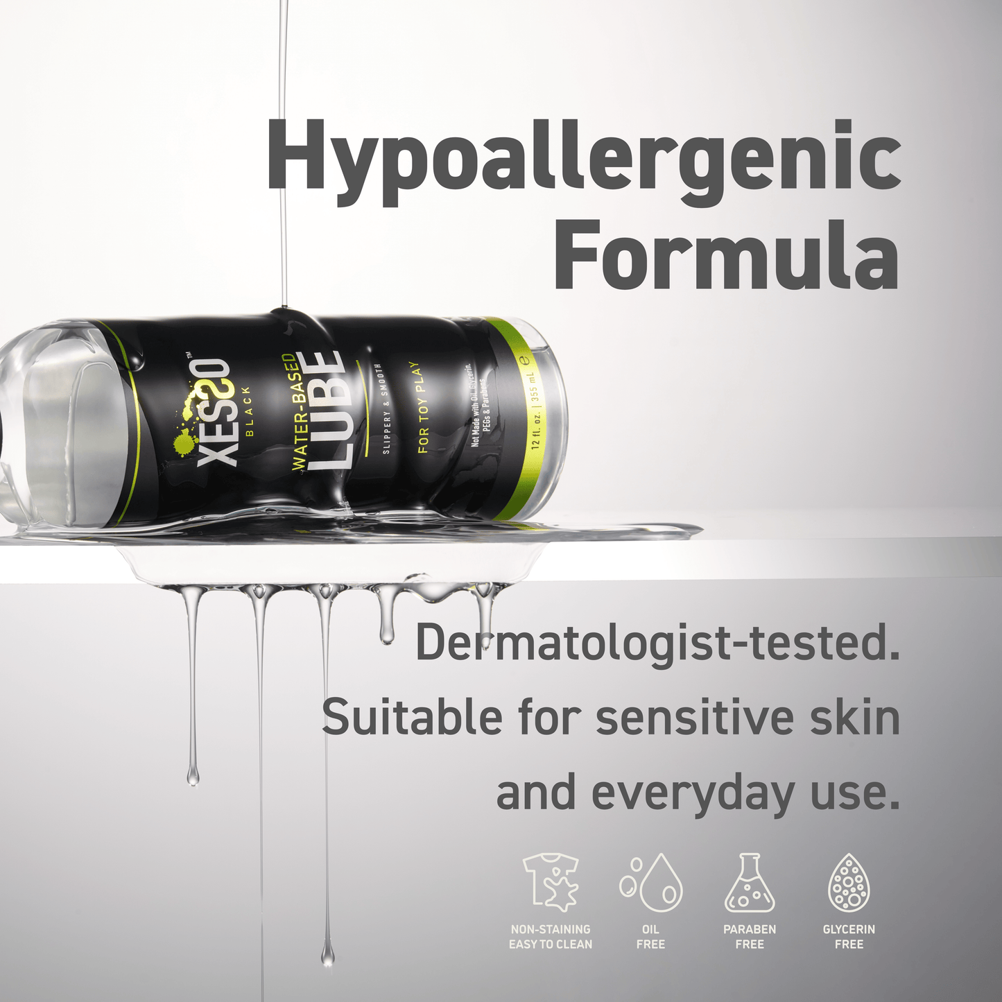 XESSO Lube & More Waterbased Lube XESSO Water-based Lube for Toy Play 12 fl. oz.